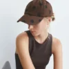 Cappellino marrone a pois Cappellino marrone a pois