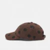 Cappellino marrone a pois Cappellino marrone a pois
