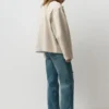 Cappotto corto dalla morbida trama in feltro Cappotto corto dalla morbida trama in feltro