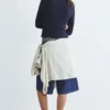 Cardigan a costine con zip Cardigan a costine con zip