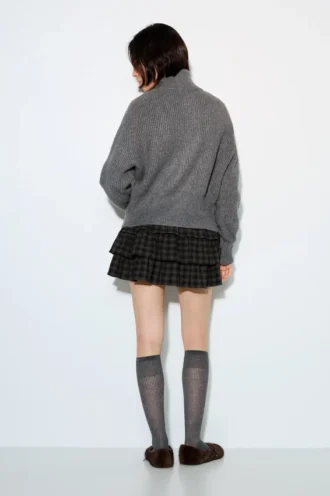 Cardigan con zip