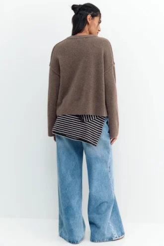 Cardigan in morbida maglia