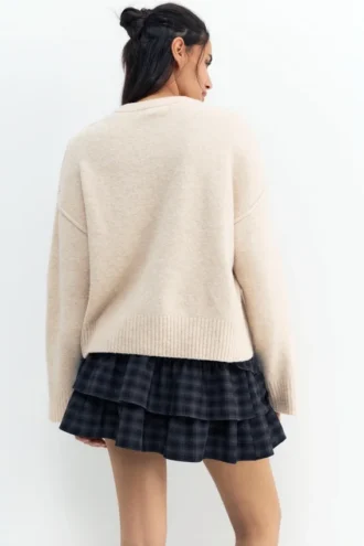 Cardigan in morbida maglia