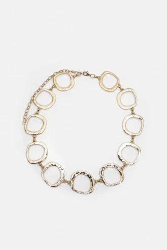 Cintura con cerchio metallico