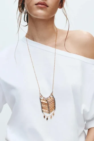 Collana con perline