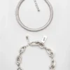 Confezione da 2 bracciali a catena Confezione da 2 bracciali a catena