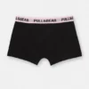 Confezione da 3 boxer con fascia in vita rosa Confezione da 3 boxer con fascia in vita rosa