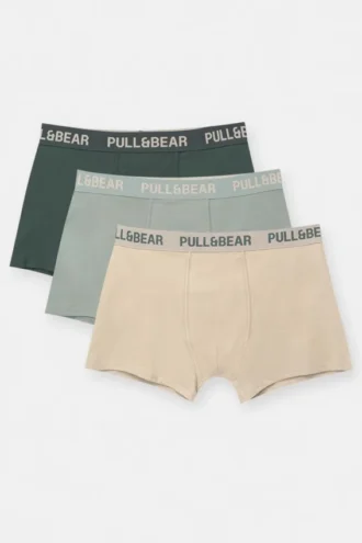 Confezione da 3 boxer con logo Pull&Bear