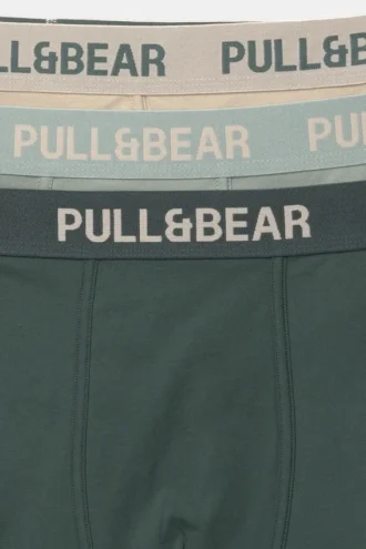 Confezione da 3 boxer con logo Pull&Bear