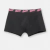 Confezione da 3 boxer neri con logo STWD rosa Confezione da 3 boxer neri con logo STWD rosa