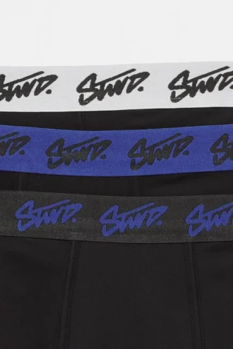 Confezione da 3 boxer STWD blu