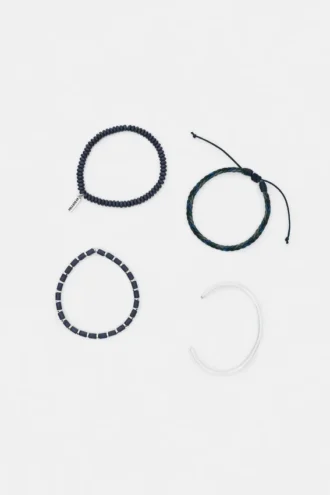 Confezione da 4 braccialetti con perline
