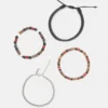 Confezione da 4 braccialetti con perline Confezione da 4 braccialetti con perline