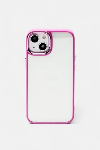 Custodia per iPhone con bordo a contrasto