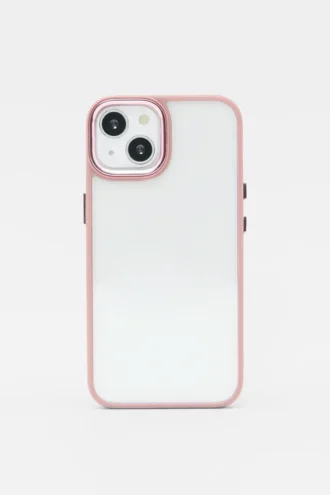 Custodia per iPhone con bordo a contrasto