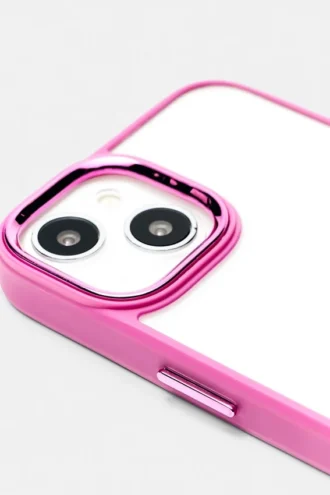 Custodia per iPhone con bordo a contrasto
