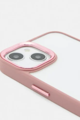 Custodia per iPhone con bordo a contrasto
