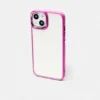 Custodia per iPhone con bordo a contrasto