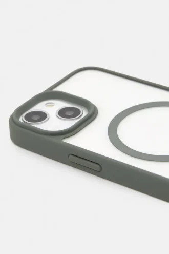 Custodia trasparente verde per iPhone