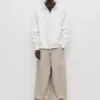 Felpa basic con zip a un quarto Felpa basic con zip a un quarto