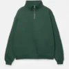 Felpa basic con zip a un quarto Felpa basic con zip a un quarto