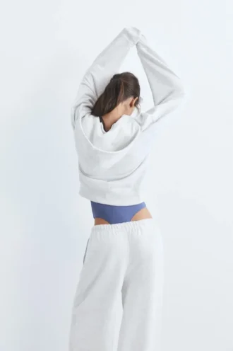 Felpa con cappuccio e zip