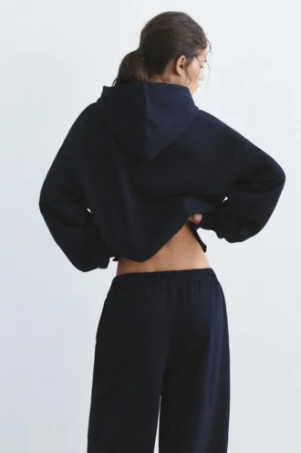 Felpa con cappuccio e zip