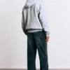Felpa con cappuccio e zip con scritta Felpa con cappuccio e zip con scritta