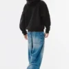 Felpa con cappuccio e zip, dal taglio ampio Felpa con cappuccio e zip, dal taglio ampio