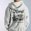 Felpa con cappuccio e zip Ford Felpa con cappuccio e zip Ford