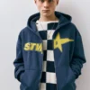 Felpa con cappuccio e zip STWD Felpa con cappuccio e zip STWD