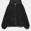 Felpa con cappuccio e zip STWD