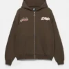 Felpa con cappuccio e zip STWD Madrid Felpa con cappuccio e zip STWD Madrid
