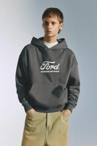 Felpa con cappuccio Ford