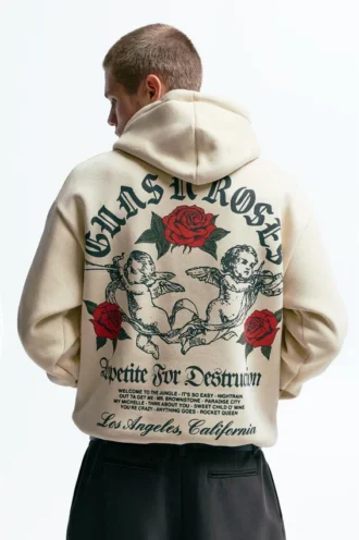 Felpa con cappuccio Guns N’ Roses