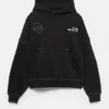 Felpa con cappuccio nera STWD Felpa con cappuccio nera STWD