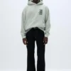 Felpa con cappuccio oversize e stampa grafica Felpa con cappuccio oversize e stampa grafica