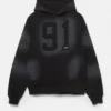 Felpa con cappuccio STWD 91 nera Felpa con cappuccio STWD 91 nera