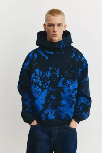 Felpa con cappuccio tie-dye Stranger Things