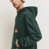 Felpa con cappuccio, zip e toppe Felpa con cappuccio, zip e toppe