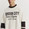 Felpa con grafica London City Felpa con grafica London City