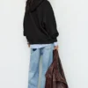 Felpa oversize con cappuccio Felpa oversize con cappuccio
