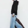 Felpa oversize con cappuccio Felpa oversize con cappuccio