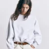 Felpa oversize in pile Felpa oversize in pile