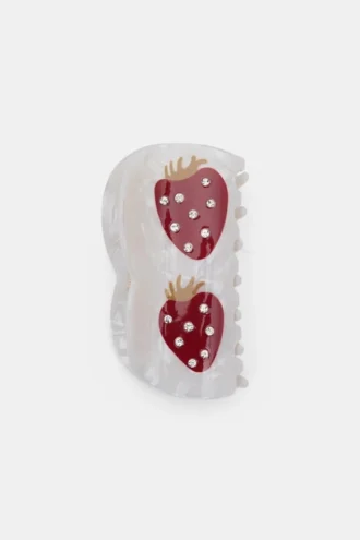 Fermaglio per capelli a forma di fragola