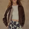 Giacca bomber 100% pelle