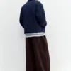 Giacca bomber imbottita con collo di camicia Giacca bomber imbottita con collo di camicia