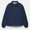 Giacca bomber imbottita con collo di camicia Giacca bomber imbottita con collo di camicia