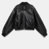 Giacca bomber in ecopelle