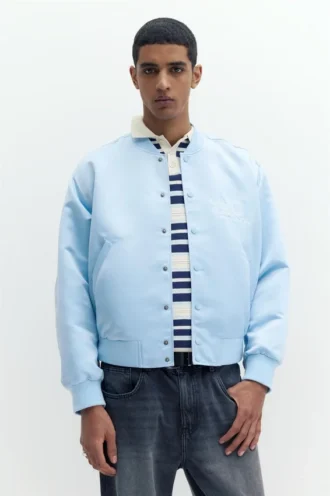 Giacca bomber in raso